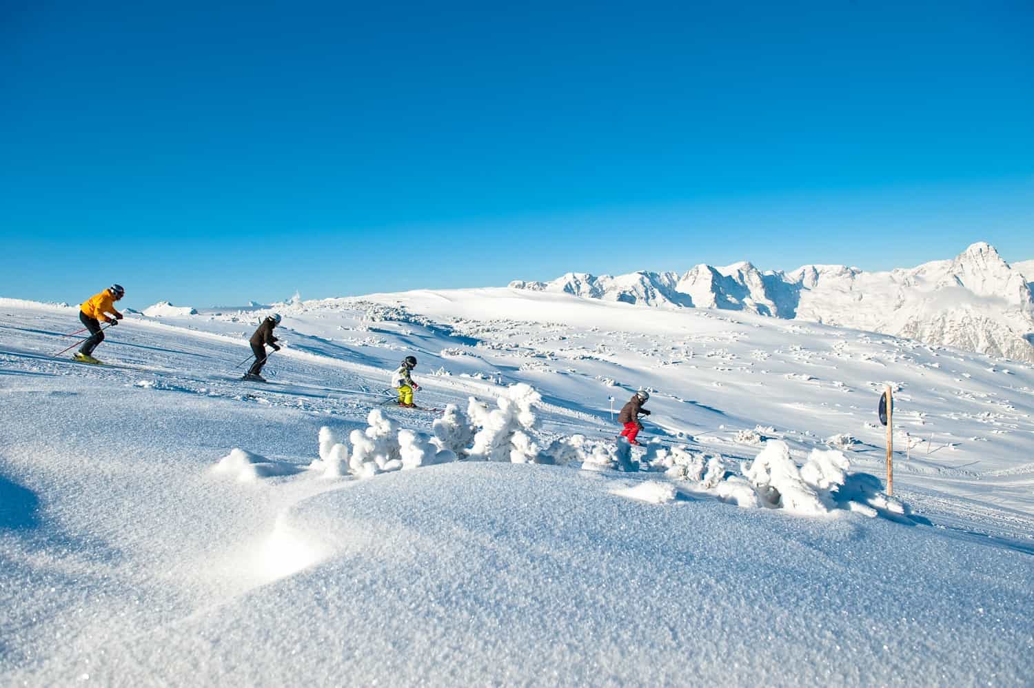 Alpin Skifahren in Hinterstoder und auf der Wurzeralm